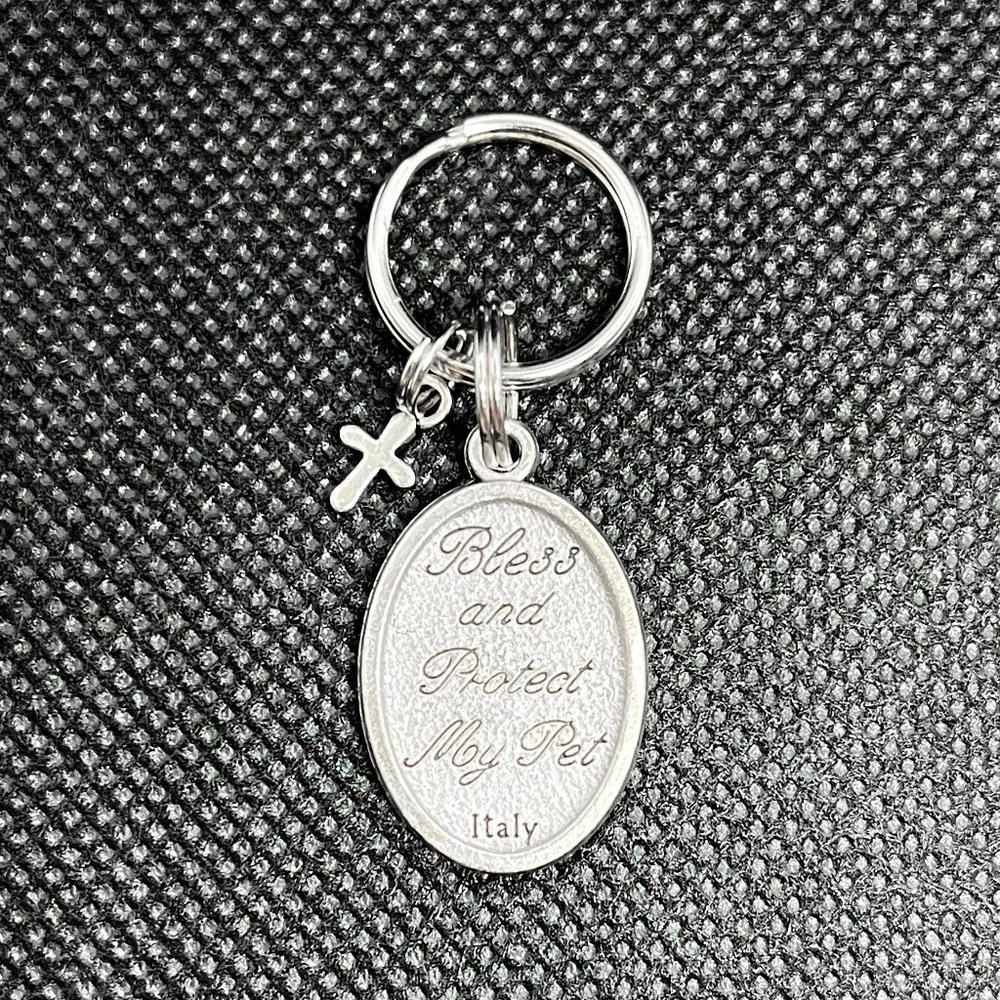 St. Francis Pet Collar Medal - Picture 3 of 4